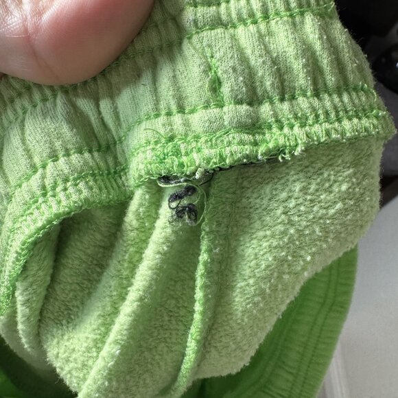 Star Wars "The Child" Baby‎ Yoda Green Fleece Jogger Pants M - Picture 2 of 7